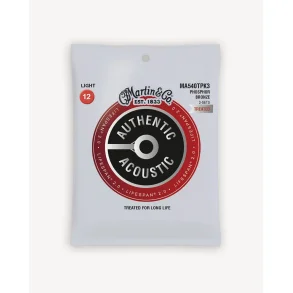 C.F. Martin MA540T 3-Pack Authentic Acoustic Lifespan 2.0 Light (.012 - .054) 92/8 Phosphor Bronze